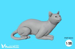 Photo6: [Passion Models] [P35T-023] 1/35 Cats For Cat Lovers 5psc [5 distinct poses]