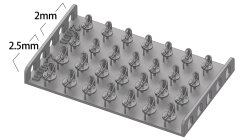 Photo6: [SHK PRODUCTS] [SHK24-002] 1/24 Bonnet pins Set B
