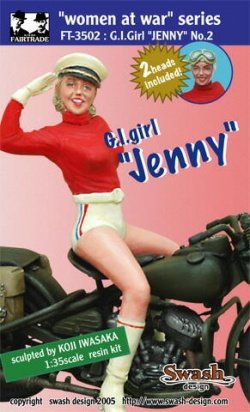 Photo1: [Swash Design][FT-3502] 1/35 G.I.Girl "JENNY"no2(Parade)