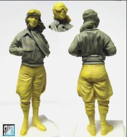 Photo1: [Swash Design][ST-3510] 1/35 Woman Rider (2heads included)