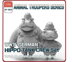 Photo1: [TORI FACTORY][AT-003]  1/35 WWII German Hippo Tank Crew Set A (2 figures)