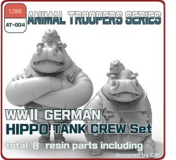 Photo1: [TORI FACTORY][AT-004]1/35 WWII German Hippo Tank Crew Set B ( 2 figures)