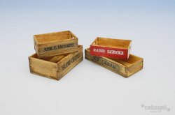 Photo1: cobaanii[SS-013]Wooden Box SetD　                   木箱セットD4ヶ入