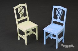 Photo1: cobaanii[WF-023]レトロな椅子セットA　2脚入り