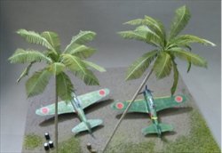 Photo1: [Kamizukuri] [ A-41] 1/144 Leaves of palm