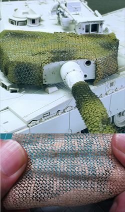 Photo3: [Kamizukuri] [FP-24] 1/35 Camouflage net Barracuda