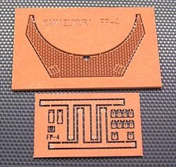 Photo1: [Kamizukuri] [FP-4] Honeycomb Engine Grill for sd.kfz.222(Tamiya)