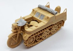 Photo3: Work Shop Shin[M-20206]1/35 Handlebar Apron ＆ Cover Set For Kettenkraftrad