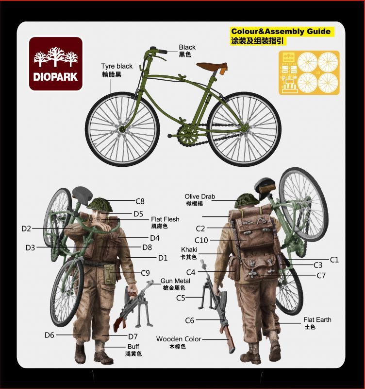 [Diopark][DP35014] 1/35 British Royal Marines Soldier Set A Passion