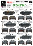 Photo1: STAR DECALS[SD35-999] Sturm #1. StuG III Ausf A, C and D.