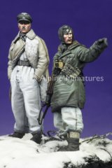 Photo: Alpine Miniatures[AM35065]SS Officers LAH Kharkov Set #2 (2 figures)