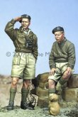 Photo1: Alpine Miniatures[AM35080]British Armoured Crew Set (2 Figures and Puppy)