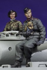 Photo: Alpine Miniatures[AM35089]German Panzer Crew Set (2 Figures)