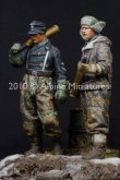 Photo3: Alpine Miniatures[AM35107]WSS Panther Crew Set (2 Figures)