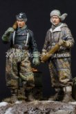 Photo5: Alpine Miniatures[AM35107]WSS Panther Crew Set (2 Figures)