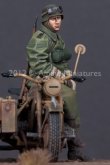 Photo2: Alpine Miniatures[AM35142]German Motorcycle Driver