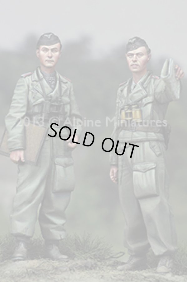 Photo2: Alpine Miniatures[AM35150]Otto Carius & NCO Set (2 Figures)