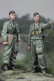 Photo3: Alpine Miniatures[AM35150]Otto Carius & NCO Set (2 Figures)