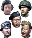 Photo2: Alpine Miniatures[H015]WW2 British Heads Set #1