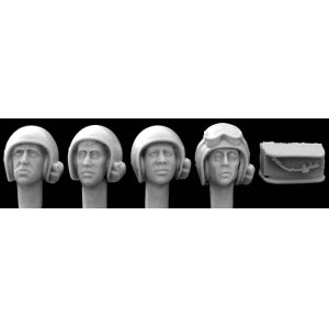 Photo: Hornet[HUH03]US AFV helmet　マイク　1960s (４種)