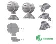 Photo2: MJ Miniatures[MJEZ35025]1/35 WWII German Bosch Lamp Light Set