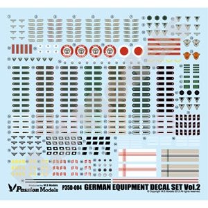 Photo: [Passion Models] [P35D-004]1/35 WWII German Army Equipment Decal set Vol.2