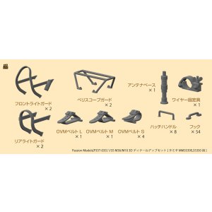 Photo: [Passion Models] [P35T-035] 1/35 M36/M10 3D Parts Set [For Tamiya MM35390/35350]