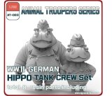 Photo: [TORI FACTORY][AT-003]  1/35 WWII German Hippo Tank Crew Set A (2 figures)