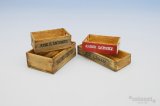 Photo: cobaanii[SS-013]Wooden Box SetD　                   木箱セットD4ヶ入