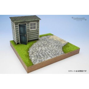 Photo: cobaanii[SS-027]小屋と石畳のある庭