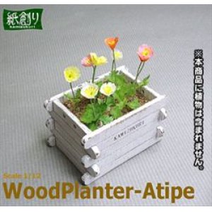 Photo: [Kamizukuri] [G-38] Wood Planter A type