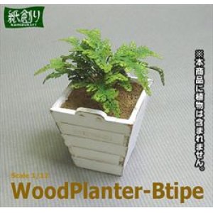 Photo: [Kamizukuri] [G-39] Wood Planter B type