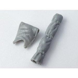 Photo: Work Shop Shin[M-20206]1/35 Handlebar Apron ＆ Cover Set For Kettenkraftrad