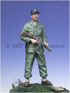 Photo3: Alpine Miniatures[AM35019]WW2 US Tanker w/ Tommy Gun