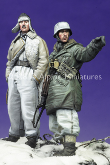 Photo2: Alpine Miniatures[AM35065]SS Officers LAH Kharkov Set #2 (2 figures)