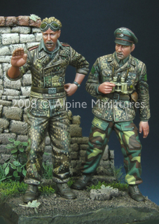 Photo2: Alpine Miniatures[AM35068]WSS Panzer Crew Set 44-45 (2 figures)