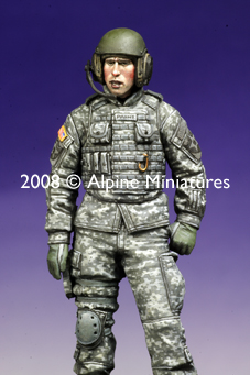 Photo1: Alpine Miniatures[AM35070]Modern US AFV Crew #2