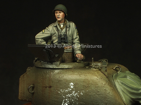 Photo1: Alpine Miniatures[AM35156]3rd Armored Div. "Spearhead" Set (2 Figures)