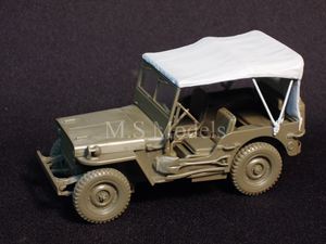 Photo2: [DECAL STAR] [D-016] WILLYS MB TILT COVER EXTENDED