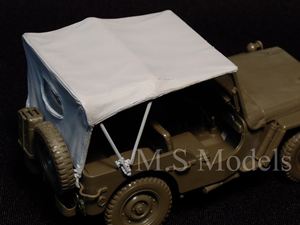 Photo4: [DECAL STAR] [D-016] WILLYS MB TILT COVER EXTENDED