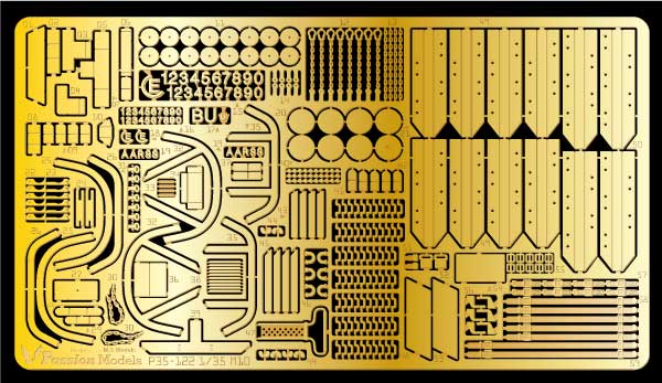 Photo1: [Passion Models] [P35-122] 1/35 M10 Photo Etching set