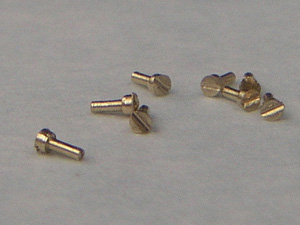 Photo1: [Passion Models] [P35-003] 0.9mm  dia "-" screw heads set(100pcs)