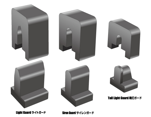 Photo3: [Passion Models] [P35-123] 1/35 M4 Light Guard and Bending tools