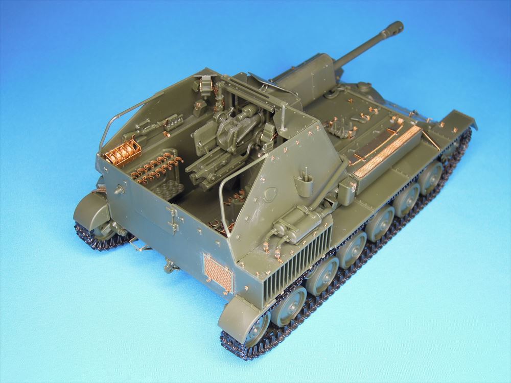 Photo4: [Passion Models] [P35-124] 1/35 RUSSIAN SELF-PROPELLED GUN SU-76M PE SET for TAMIYA MM35348