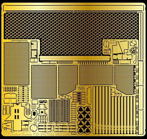 Photo1: [Passion Models] [P35-145] 1/35 M551 SHERIDAN PE SET [For TAMIYA:MM35365]