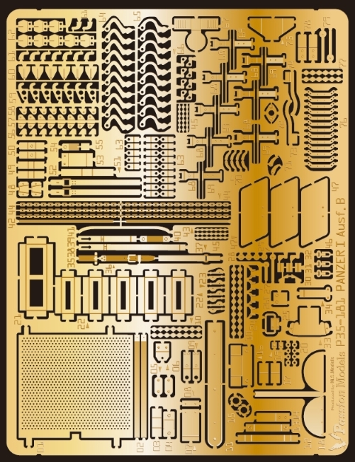 Photo1: [Passion Models] [P35-181] 1/35 Panzert I Ausf. B  PE  Set  [For Tamiya MM35388]