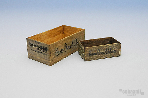 Photo1: cobaanii[SS-010]Wooden Box SetA　                   木箱セットA2ヶ入
