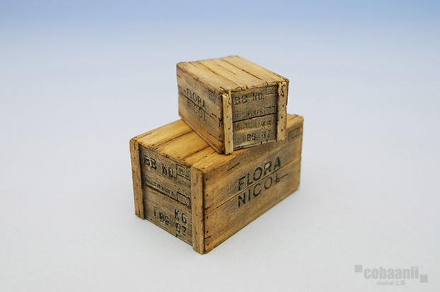 Photo1: cobaanii[SS-012]Wooden Box SetC　                   木箱セットC2ヶ入