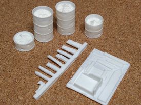 Photo4: Work Shop Shin[M-20207]1/35 DrumStove ＆ Fire Wood Set